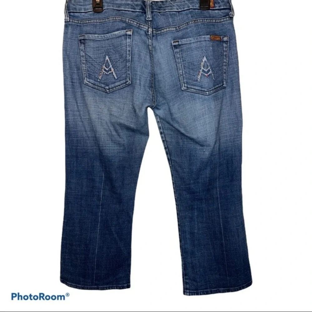 7 for All Mankind Vintage Crop “A” Pocket Jeans 31/12